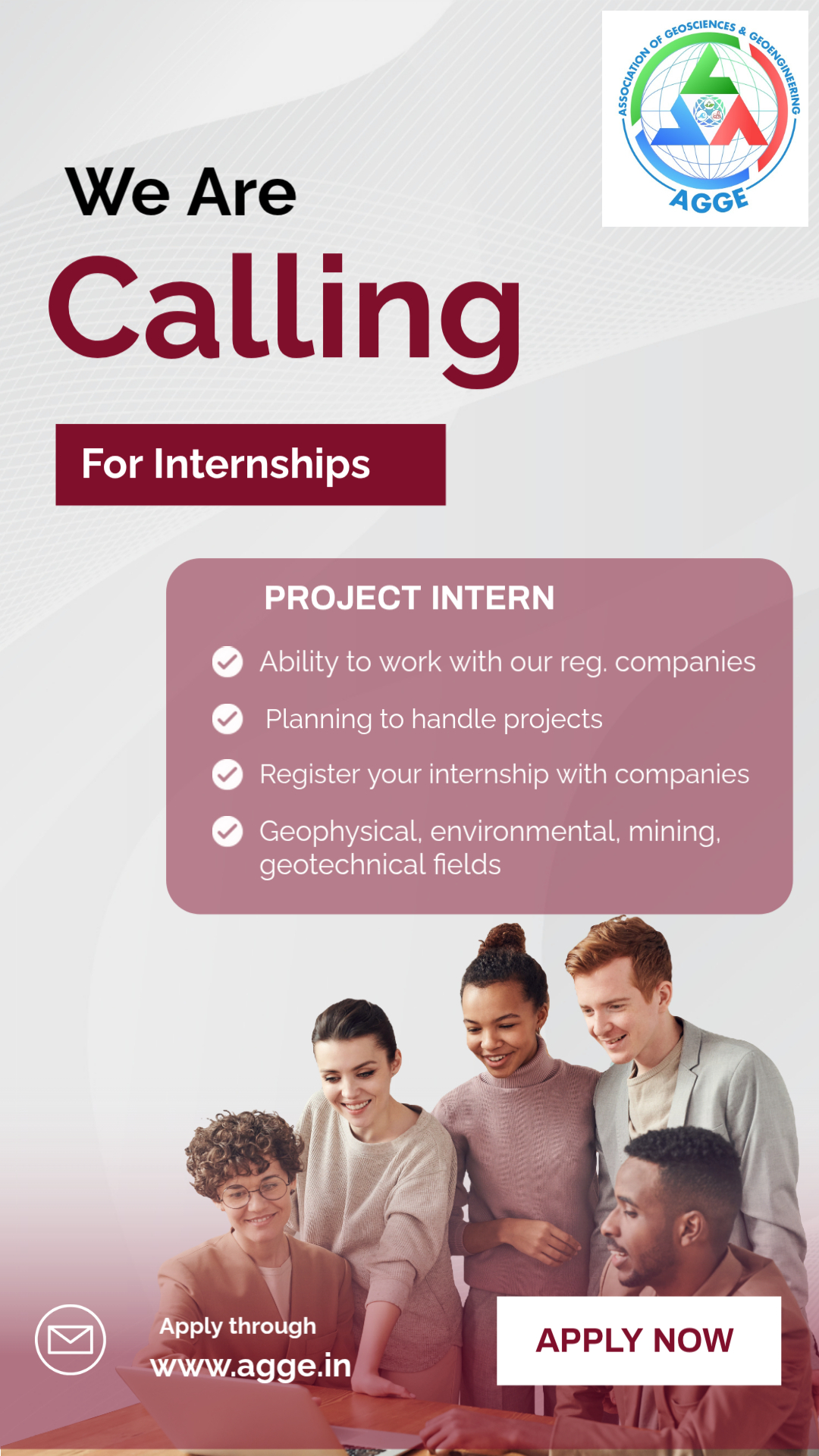 Internship at AGGE